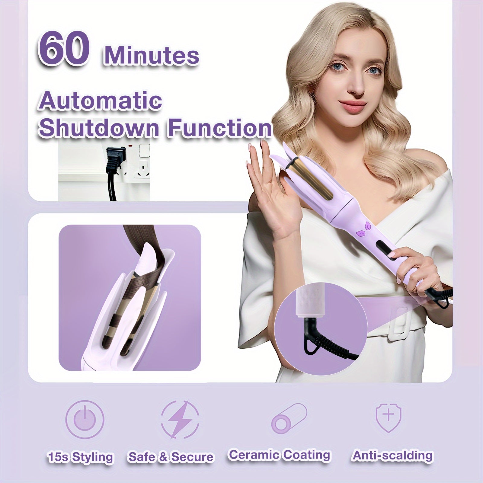 Barrel Automatic Hair Curler