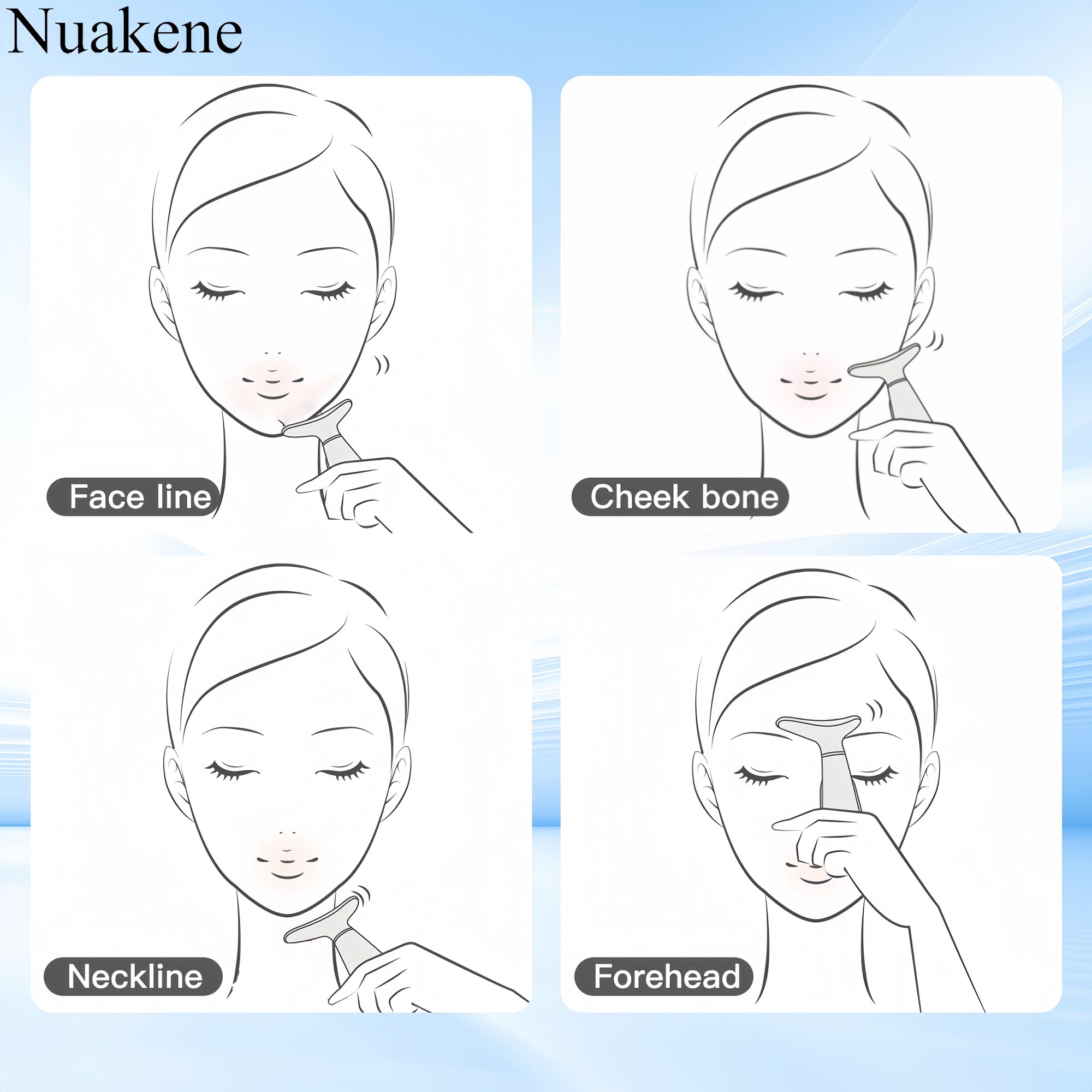 Nuakene Face & Neck Skin Care Beauty Meter