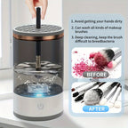 USB-Powered Electric Makeup Brush Cleaner & Dryer
