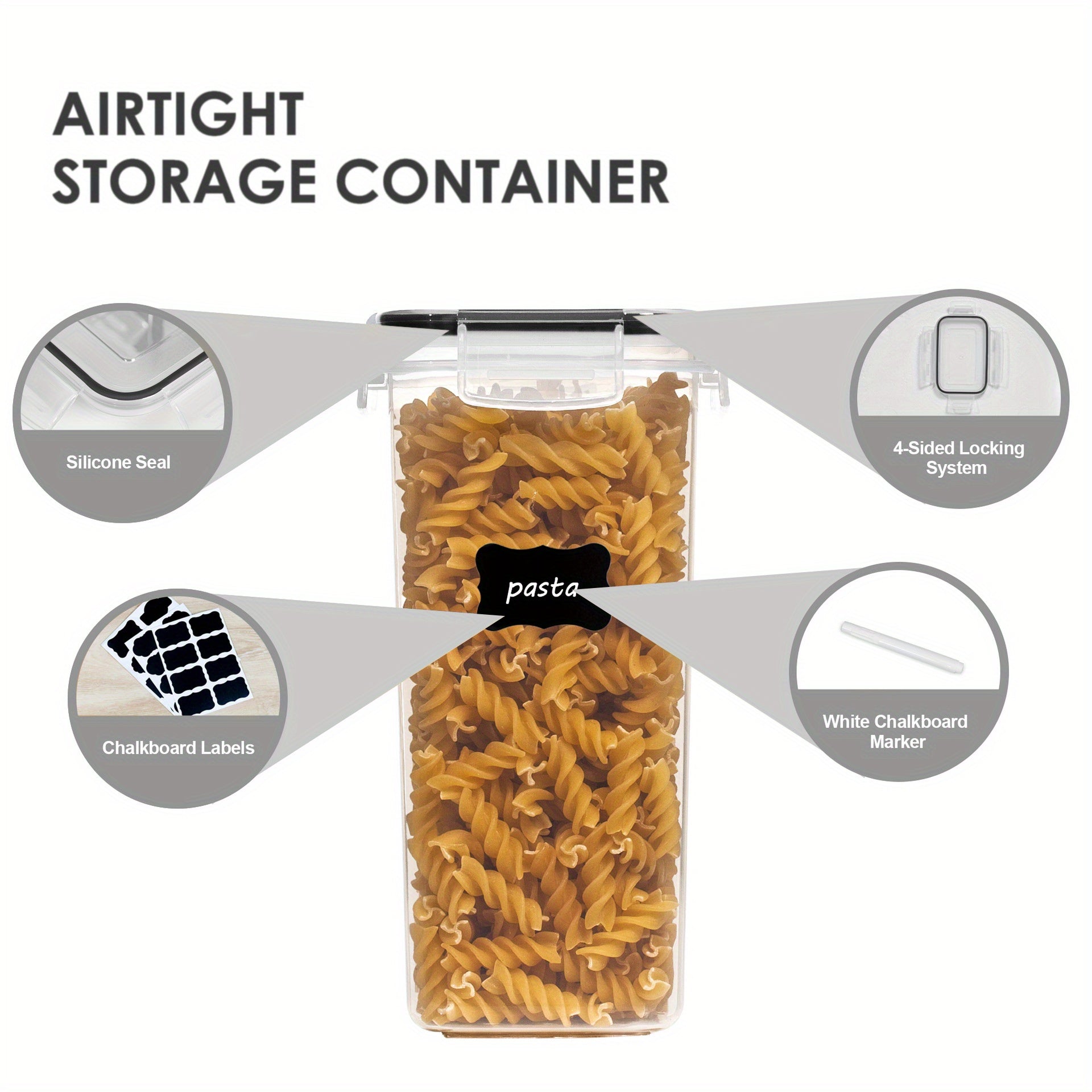 5/9pcs Airtight Food Storage Containers Set with Lids