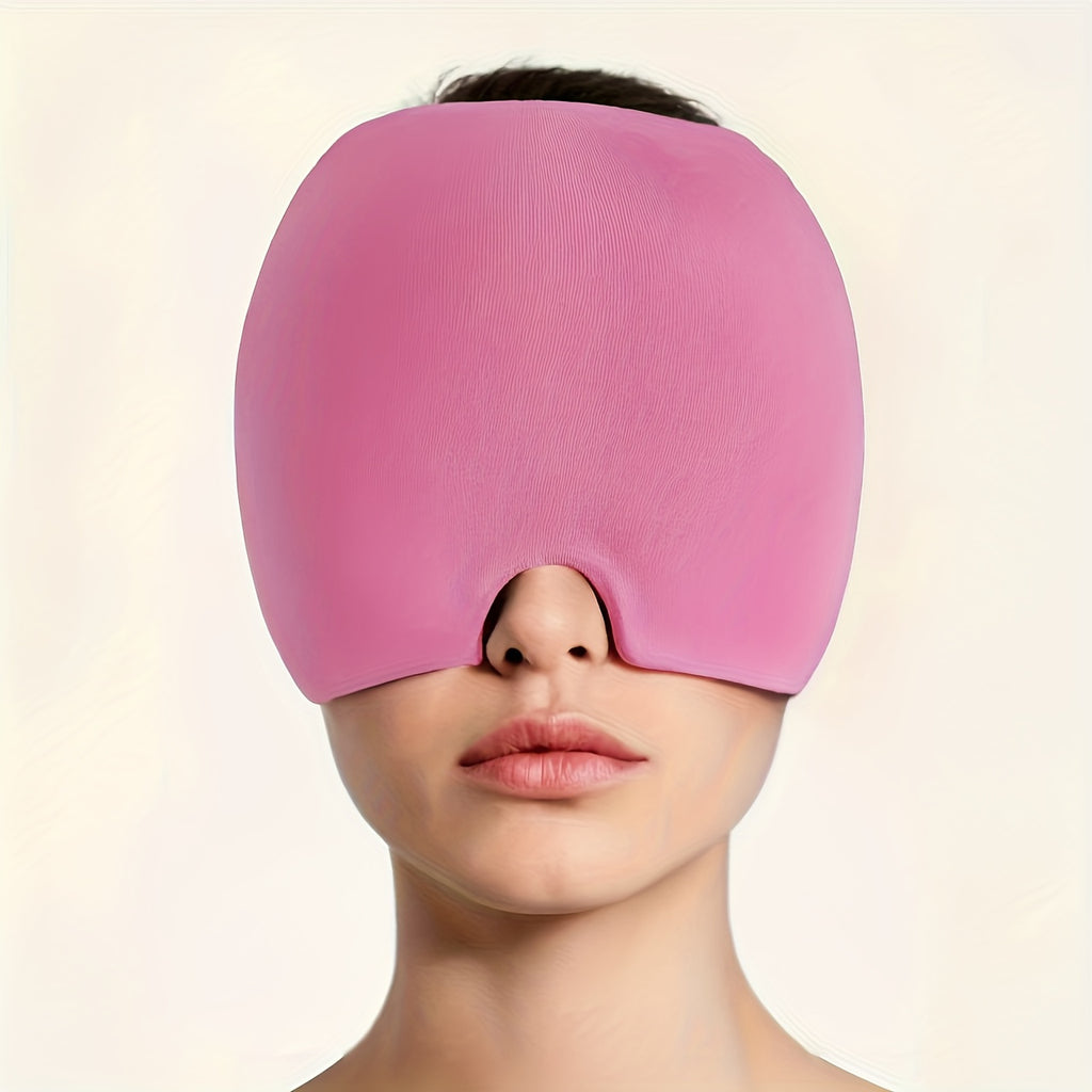 Migraine Hat, Facial Cooling Gel Headband