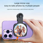 Smartphone Selfie Mirror with Secure Clip