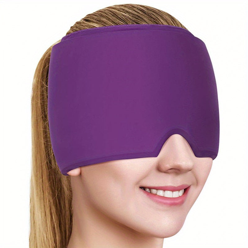 Migraine Hat, Facial Cooling Gel Headband