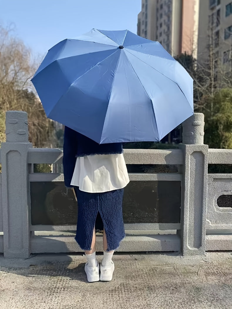 Automatic Umbrella with 10-Rib Windproof