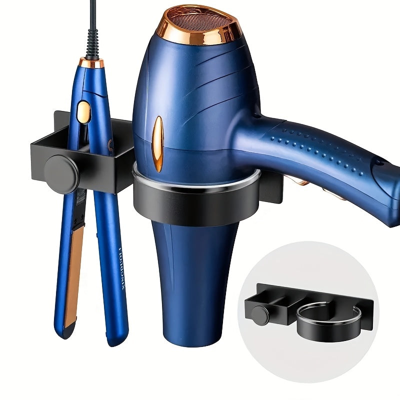 Wall-Mounted Hair Styling Tool Organizer