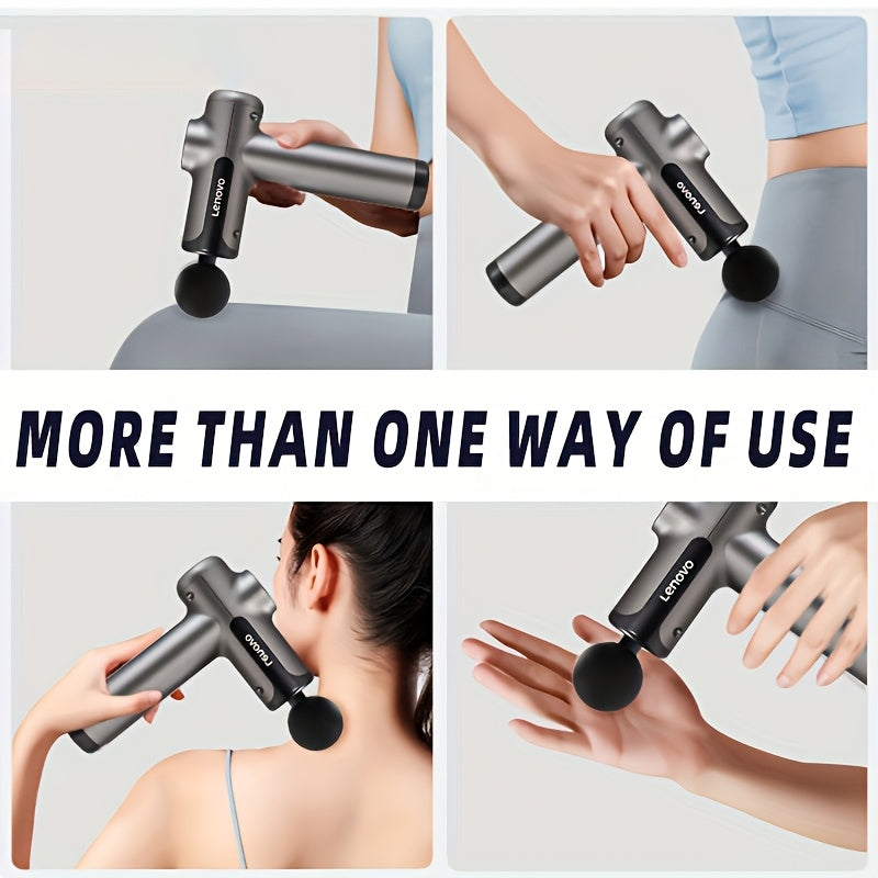 Lenovo Massage Gun with 8 Heads, Portable Massager