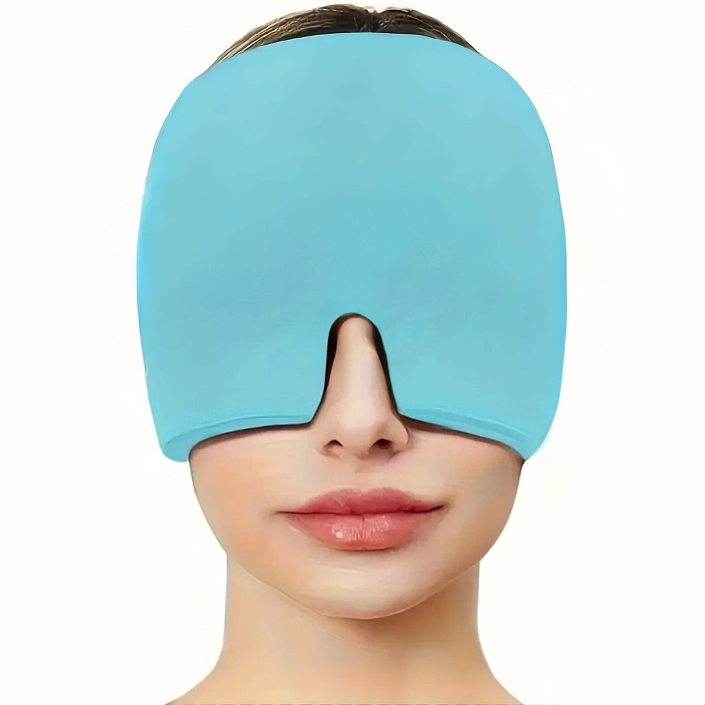 Migraine Hat, Facial Cooling Gel Headband