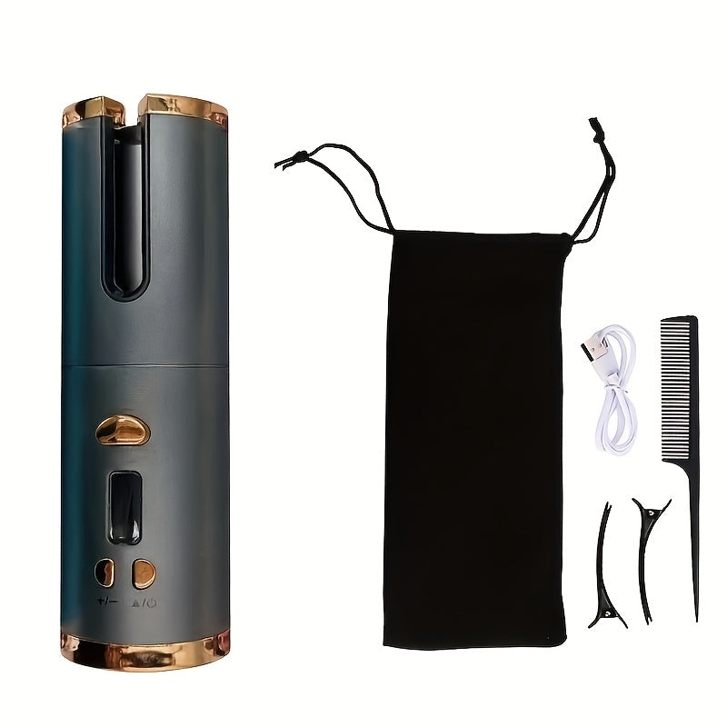 USB Rechargeable Automatic Hair Curler for Women