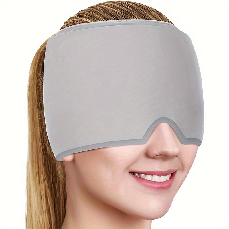 Migraine Hat, Facial Cooling Gel Headband