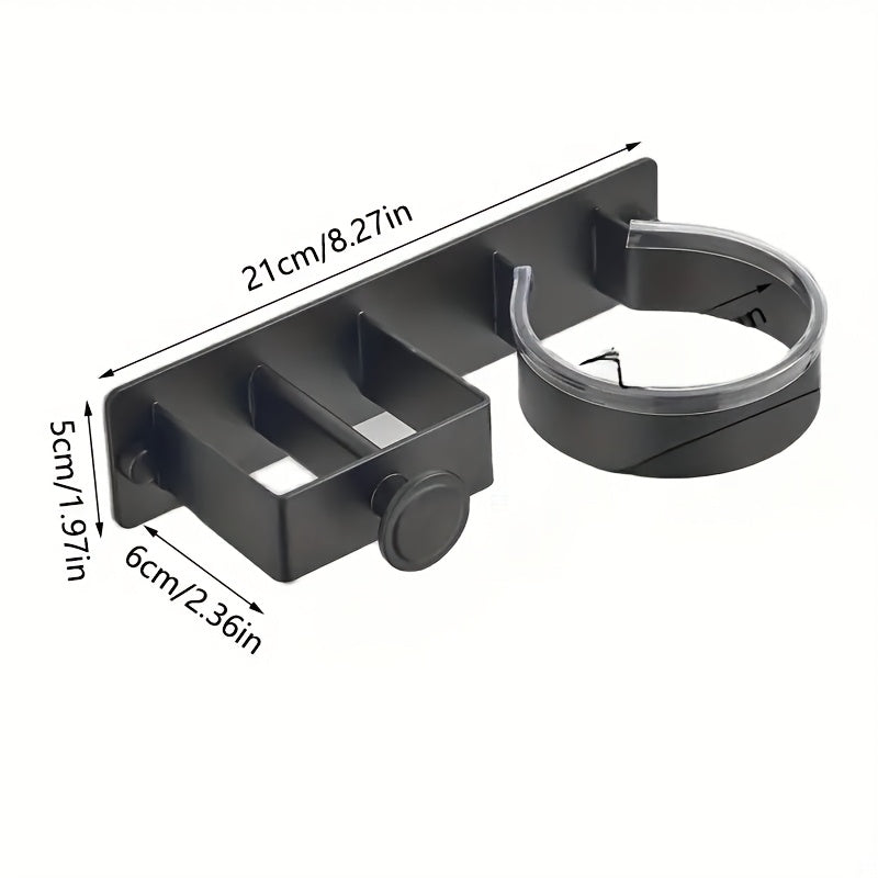 Wall-Mounted Hair Styling Tool Organizer