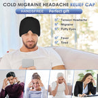 Migraine Hat, Facial Cooling Gel Headband