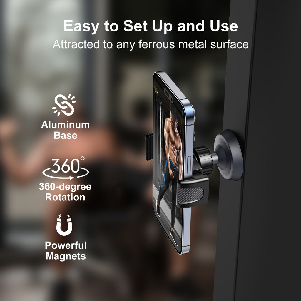 Gym Magnetic Phone Holder Mount