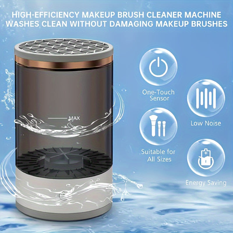 USB-Powered Electric Makeup Brush Cleaner & Dryer