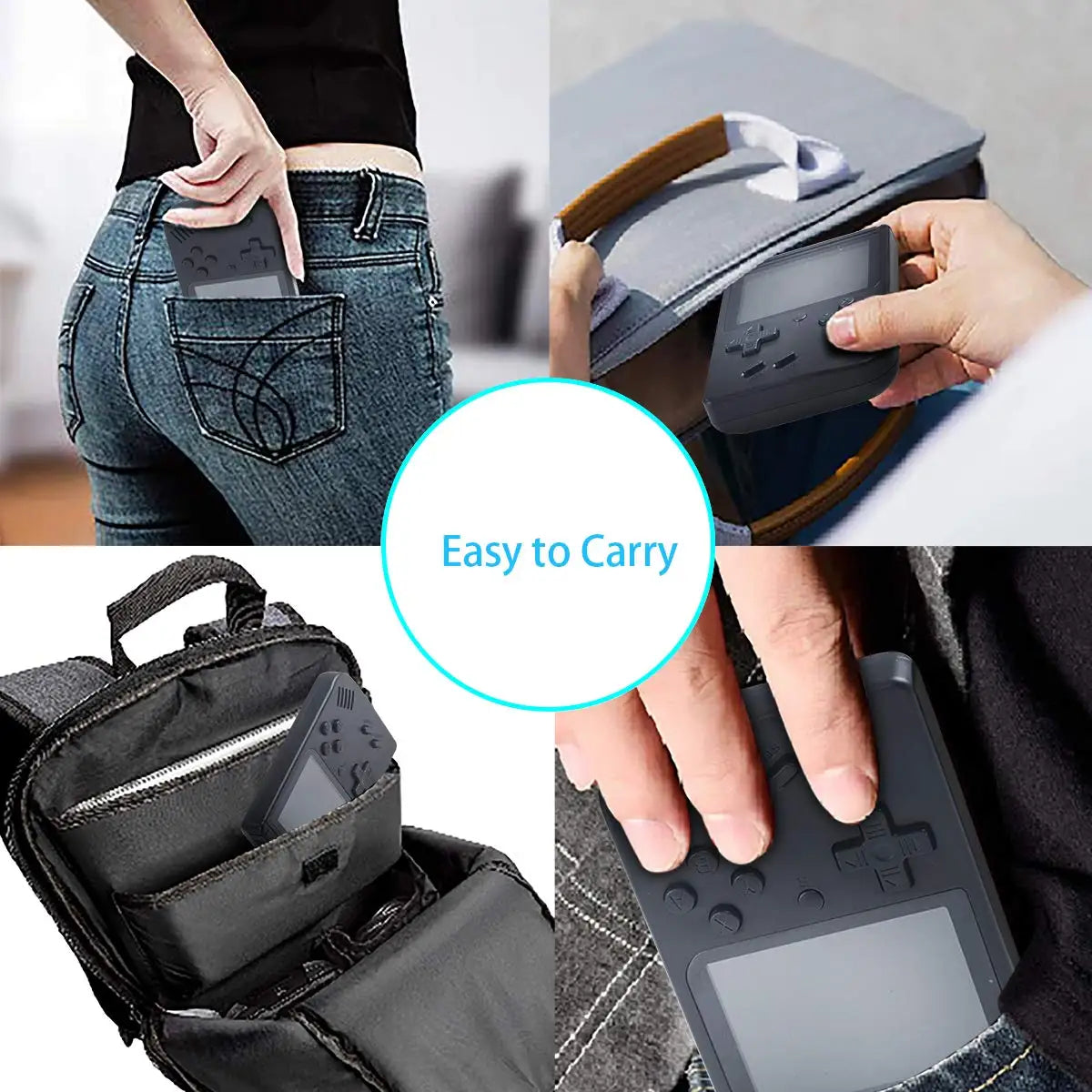 Portable Game Player 400 in 1 Mini Handheld Game Console