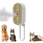 3 in 1 Pet Massage Brush With Steam