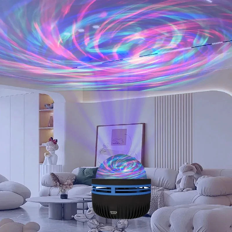 LED Starry Galaxy Ocean Wave Projector