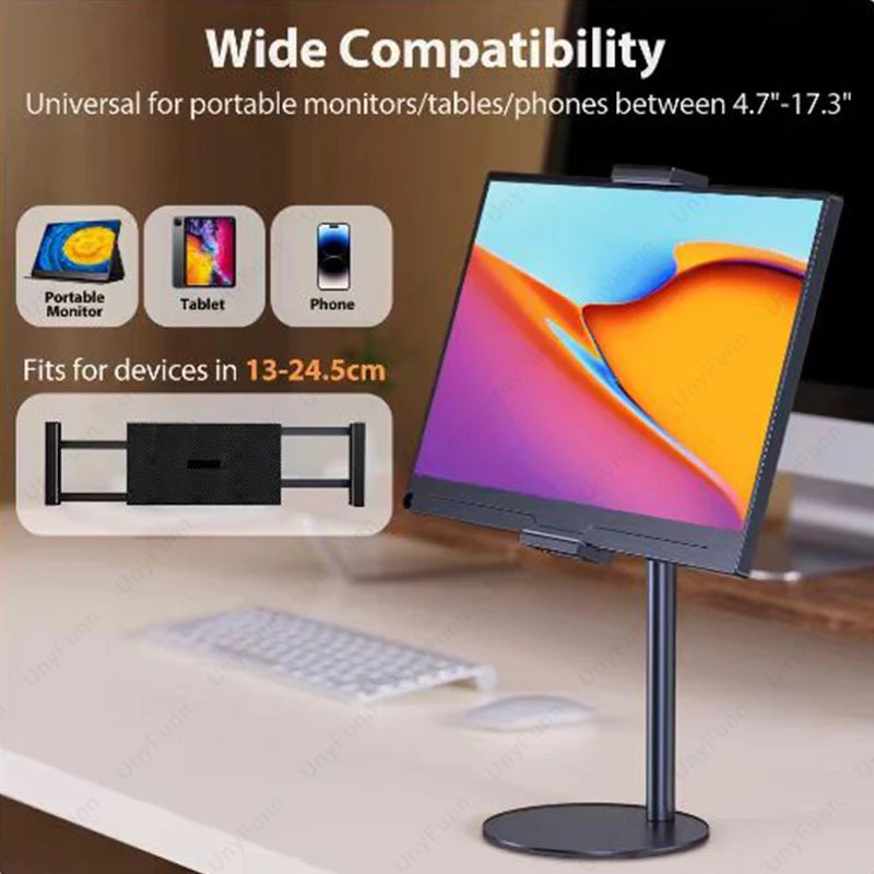 Display Portable Monitor Stand Adjustable 4.7-17.3 inch