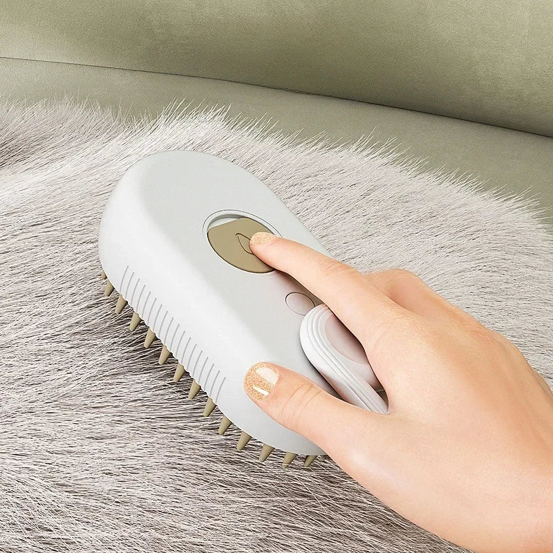 3 in 1 Pet Massage Brush With Steam