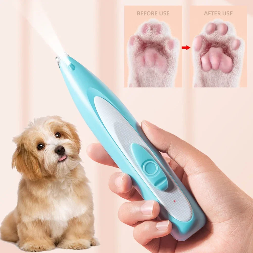 Waterproof Pet Hair Trimmer with Light