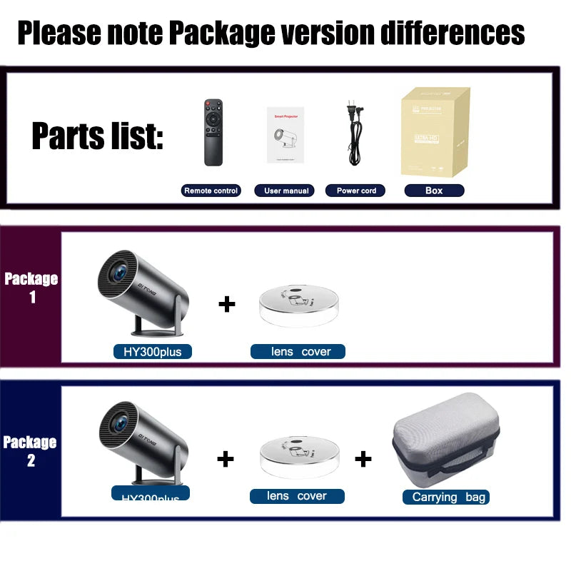 HD Projector Portatil 4K Android LED