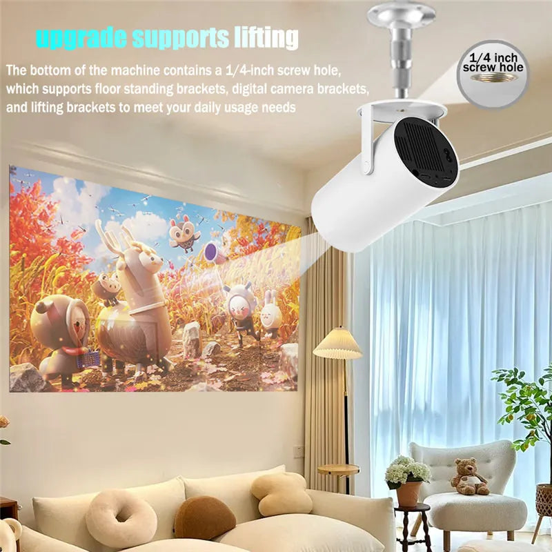 HD Projector Portatil 4K Android LED
