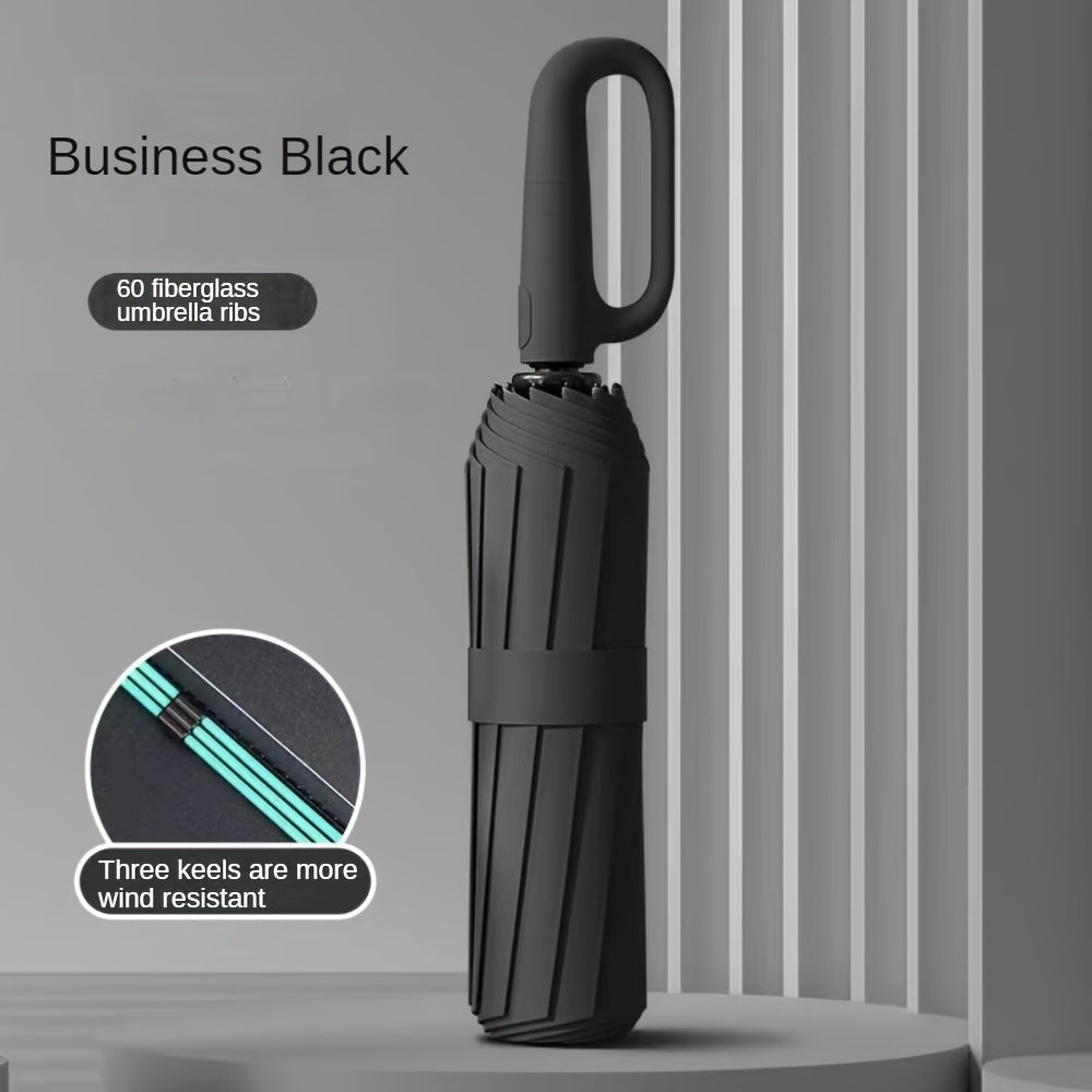 Automatic Umbrella with 10-Rib Windproof