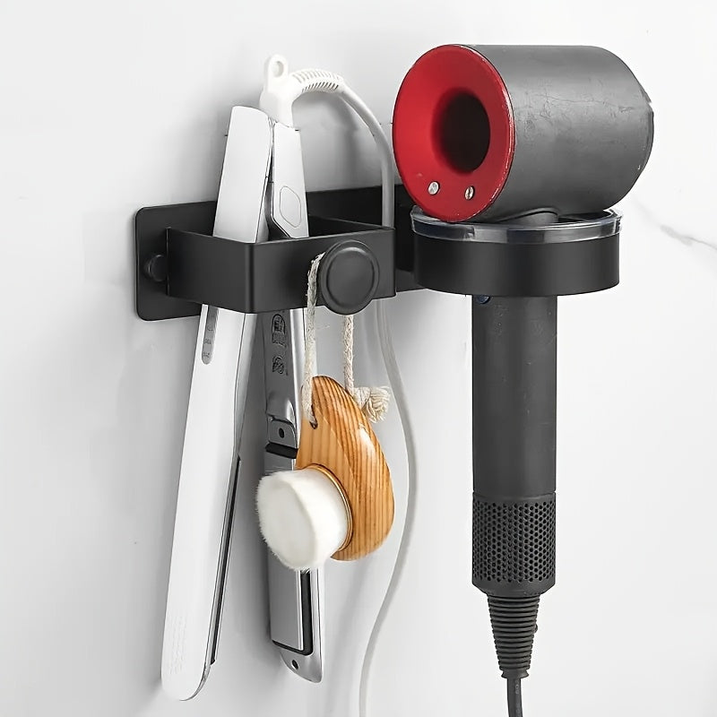 Wall-Mounted Hair Styling Tool Organizer