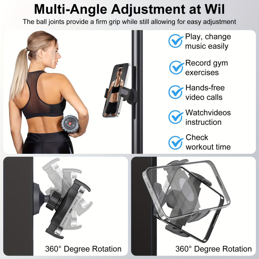 Gym Magnetic Phone Holder Mount