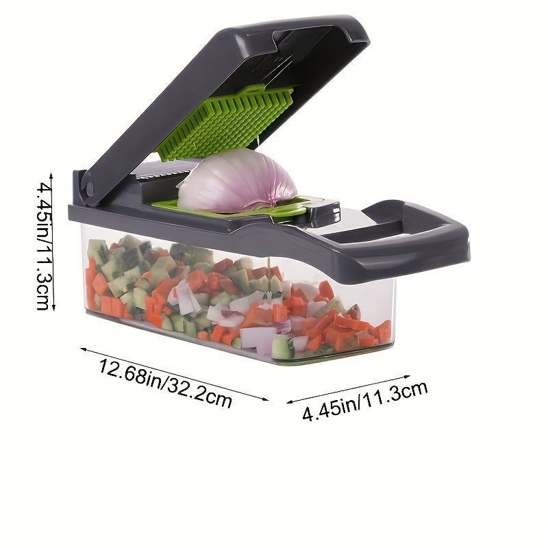 16-in-1 Manual Vegetable Chopper Set