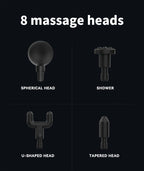 Lenovo Massage Gun with 8 Heads, Portable Massager