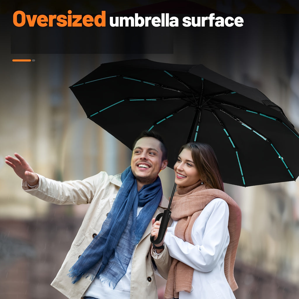 Automatic Umbrella with 10-Rib Windproof