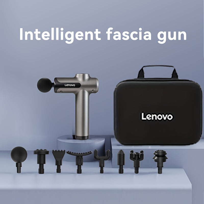 Lenovo Massage Gun with 8 Heads, Portable Massager
